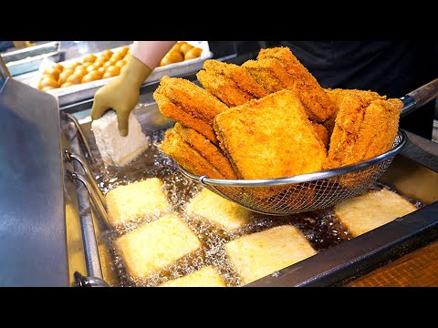 압도적 스피드! 달인의 현란한 스킬로 만드는? 끝내주게 맛있는 전국 토스트 달인의 맛집 몰아보기 TOP 8, Best Korean street toast master video