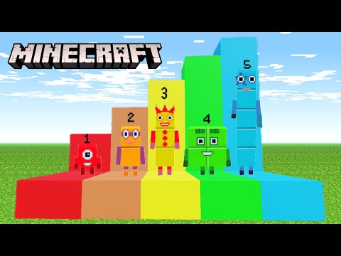 Numberblocks Build NUMBERBLOCK WORLD | Minecraft