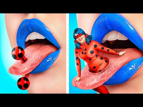 Vom Nerd zur Schönheit Ladybug / Extremes Beauty MakeOver