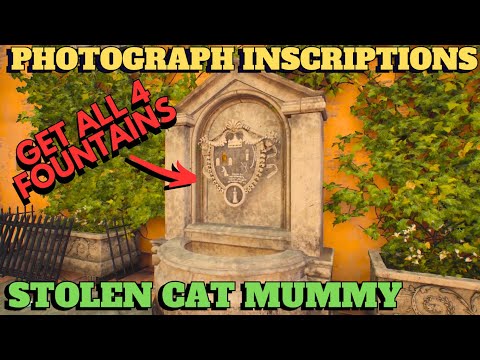 Indiana Jones & the Great Circle: Photograph Inscriptions Fountains The Stolen Cat Mummy The Vatican