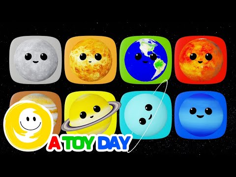 PLANET SONGS CHANT 🎶🌎🪐🎶 for BABY | Mercury Venus Earth Mars Jupiter Saturn Uranus Neptune #atoyday