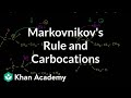 Understanding Alkene Reactions and Markovnikov's Rule