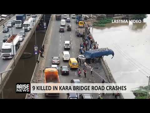 YouTube video thumbnail: 9 Killed in Kara Bridge Road Crashes 