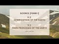Types of Rocks and Processes