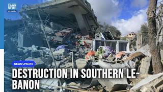 YouTube video thumbnail: Israeli Strike Causes Destruction in Historic Southern Lebanese Neighbourhood