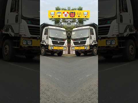 Dumper TRUCK 🚛 🤯😲👹🤡😱☠️👻 Mirror style 🤯😱👹 #truck #dumper #dumptruck #roadrailrhythms #trending