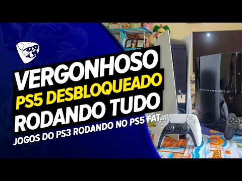 VERGONHOSO! PS5 DEBLOQUEADO RODANDO JOGOS PESADOS Do PS3, RETRO Do PS3 FUNCIONANDO 100%! ACORDA SONY