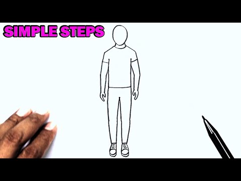 How To Draw Person | Body Drawing | Dad Drawing | Father Drawing Easy
