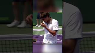 Federer loses it against Djokovic! #tennis