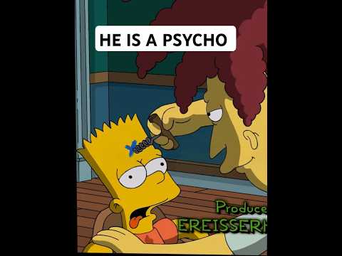 He is a psycho 💀 #shorts #simpsons