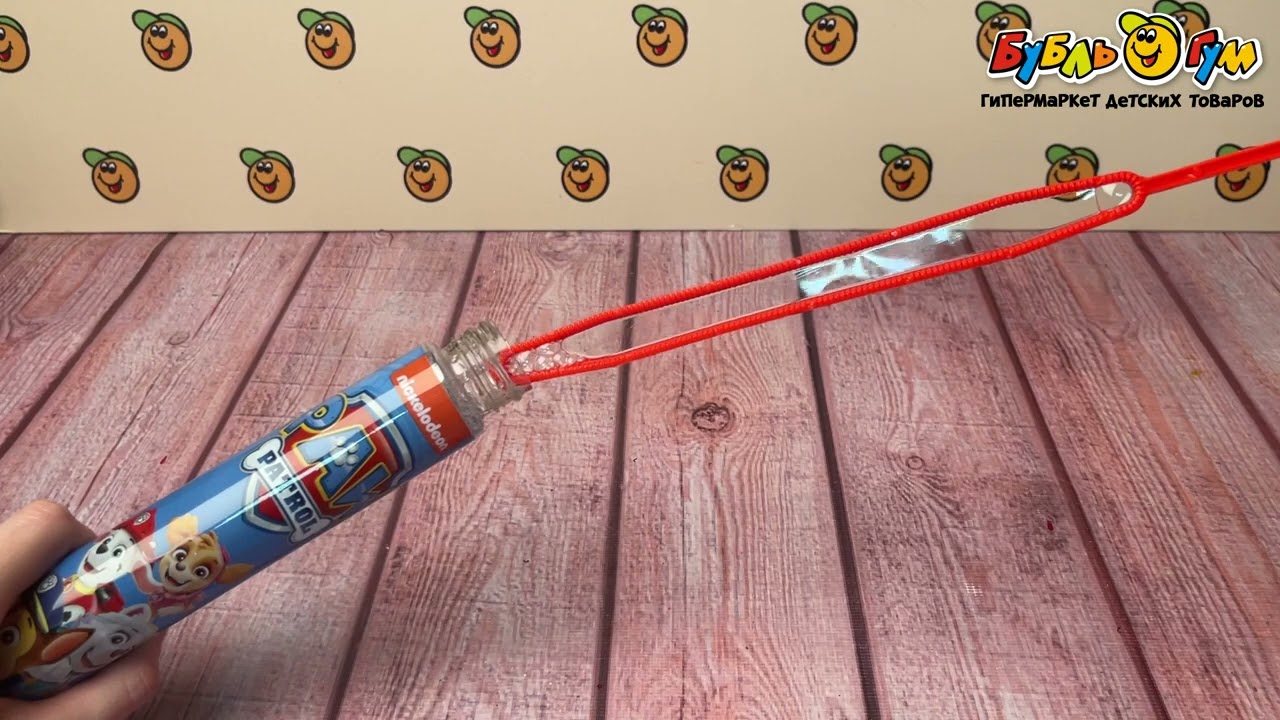 Пузыри мыльные Щенячий патруль в колбе 38см 200мл  - видео