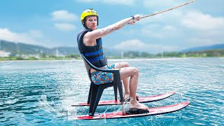 Wasserski mit DUMMEN Gegenständen - ist es möglich?