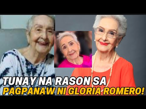 🔴 TUNAY NA RASON SA BIGLAANG PAGPANAW NI GLORIA ROMERO, BUONG DETALYE!‼️ ALAMIN