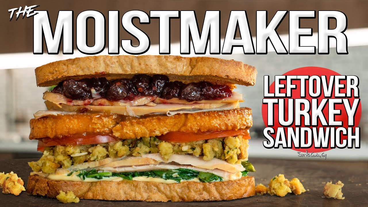 The moistmaker - ultimate thanksgiving leftovers turkey sandwich 4k