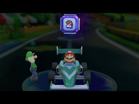 Super Mario Party Jamboree - Mario vs Toad vs Koopa vs Goomba - Roll 'em Raceway