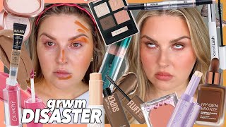 FULL FACE FIRST IMPRESSIONS 🤦🏼‍♀️ a disaster of a GRWM... oh well