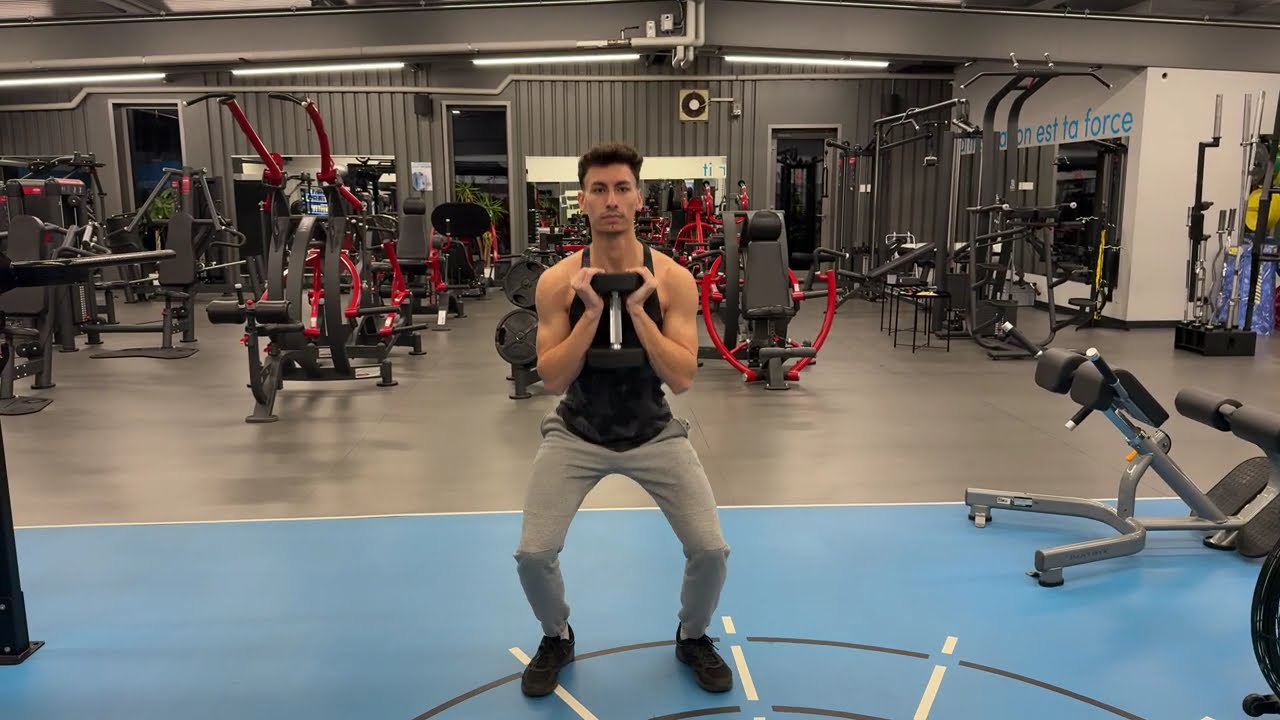 How to do : goblet squat