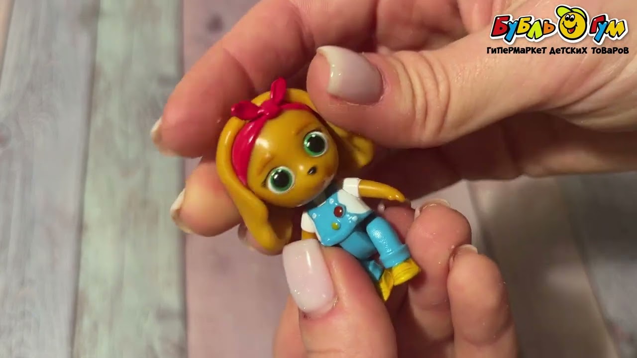 Фигурка КОШЕЧКИ-СОБАЧКИ Викки пластиковая 5см - видео