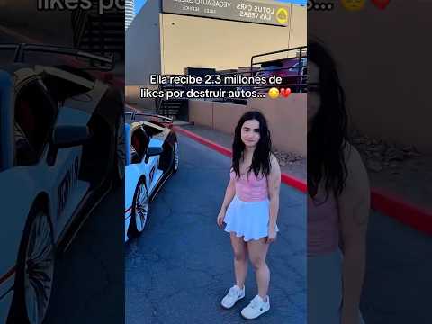 Ella recibe 2.3 milliones de likes por destruir autos… 😔💔