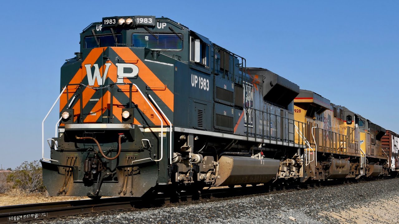 UP 1983 Western Pacific SD70ACe Locomotive - Heritage Unit Profiles Ep. 2 - CoasterFan2105