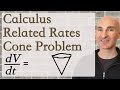 Related Rates and Volume Calculations