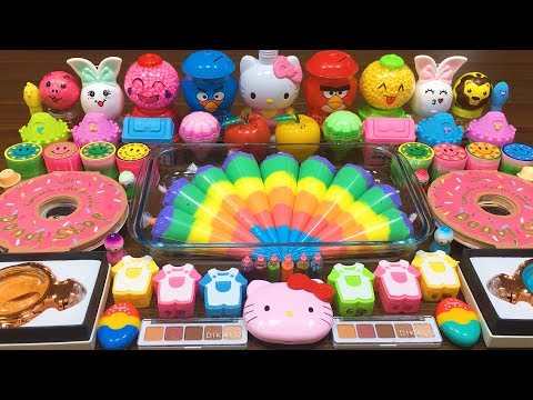 Relaxing with Piping Bags !! Mixing Random Things Into Slime !! Satisfying Slime Smoothie #3