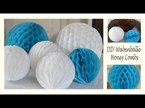 DIY - Honey Combs/Wabenbälle [GERMAN with ENG SUBTITLES]