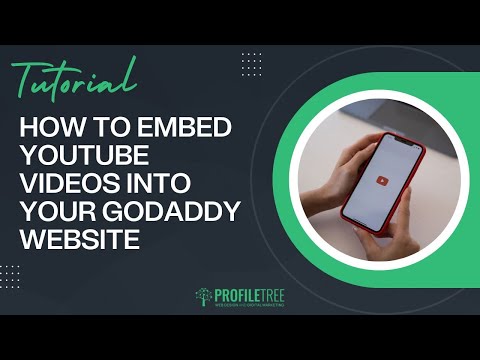 How to Embed YouTube Videos Into Your GoDaddy Website | GoDaddy | GoDaddy Tutorial
