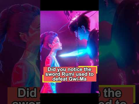 Did you notice the sword Rumi used to defeat Gwi-Ma? Three key details prove the Saja Boys aren鈥檛