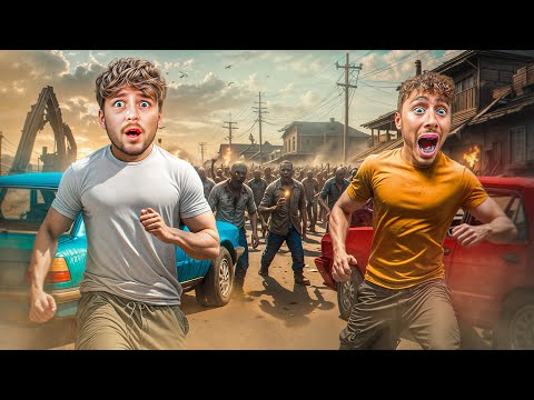 Escaping ZOMBIE HOARD in Our NEW CARS.. (Drive Beyond Horizons)