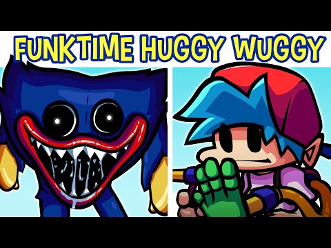 Friday Night Funkin' VS Huggy Wuggy | FNF Funktime + Cutscenes (Poppy Playtime Chapter 1)