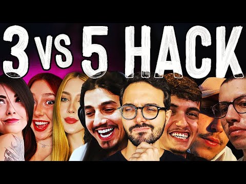 NICOLE, DIANA E GABRIELA DE HACK vs 5 HIGH ELO!