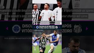 PALAVRAS DO CAPITÃO! Esse foi o discurso do Neymar após a vitória do Santos! #shorts