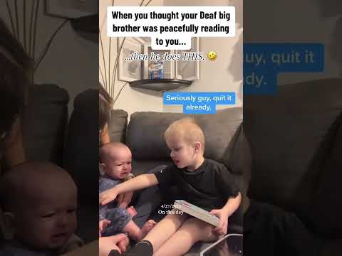 my most controversial tiktok of 2023 #mom #toddler #parenting #ASL #Deaf #hearing #brothers