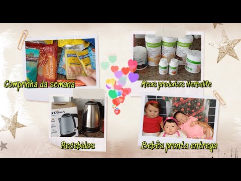 Recebidos/comprinha semanal/bebês pronta entrega/Herbalife