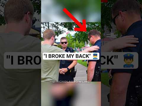 Police Officer's Back Healed 👮‍♂️🙌