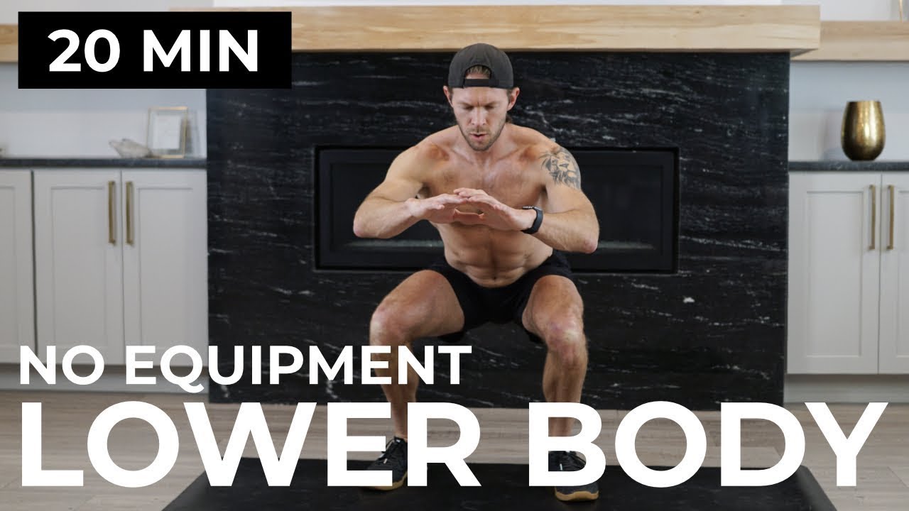 20 MIN LOWER BODY WORKOUT NO EQUIPMENT NO EQUIPMENT LEG WORKOUT AT HOME LEG WORKOUT - TIFF x DAN