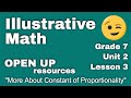 Exploring the Constant of Proportionality in 7th Grade Math