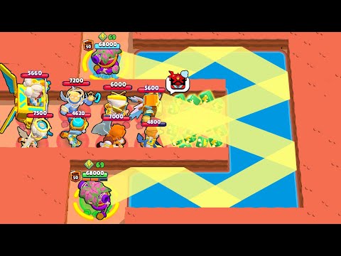 RANK 50 SWIMMING TRUNK VS ALL NOOBS ANGLE !! Brawl Stars Funny Moments and Fails, Glitches 1448