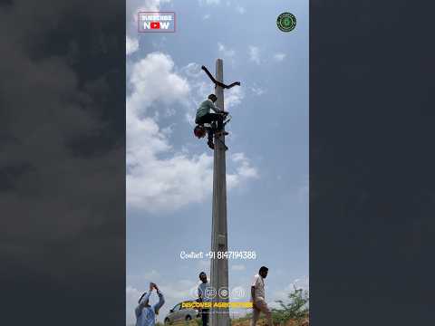 Tree Climbing Scooter Climbing Electric Pole 😱