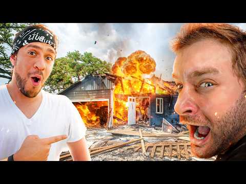 The Boys BLEW up a HOUSE (VLOG)