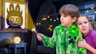 What's hiding in the dark? Alex turns fear into fun! 😱🔦