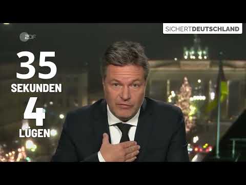 Rekord: Habeck lügt 6 mal in 90 Sekunden