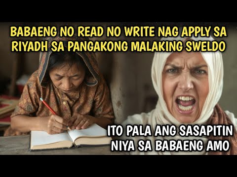 BABAENG NO READ NO WRITE NAGTRABAHO SA RIYADH DAHIL AKALA'Y MALAKI ANG SWELDO NIYA NGUNIT HINDI PALA