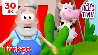 Dedemin Çiftliği Şarkısı 🧑‍🌾🐮 | Bebekler için şarkılar | Hello Tiny Türkçe