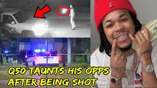 BloodHound Q50 Taunts His Opps After he Survived Shooting