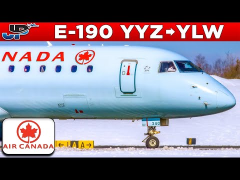 AIR CANADA Embraer 190 Cockpit Toronto🇨🇦 to Kelowna🇨🇦