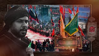 مشاهد من دخولية موكب شهيد الجمعة الحسيني الموحد حيث مرقدي الإمام الحسين واخيه ابي الفضل العباس (ع)