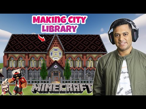 Making Big City Library In Survival Minecraft 1.21🧿 #shorts #shortsfeed