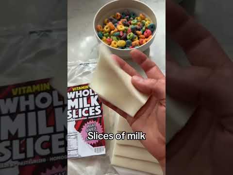 Would You Eat This Milk Slice?